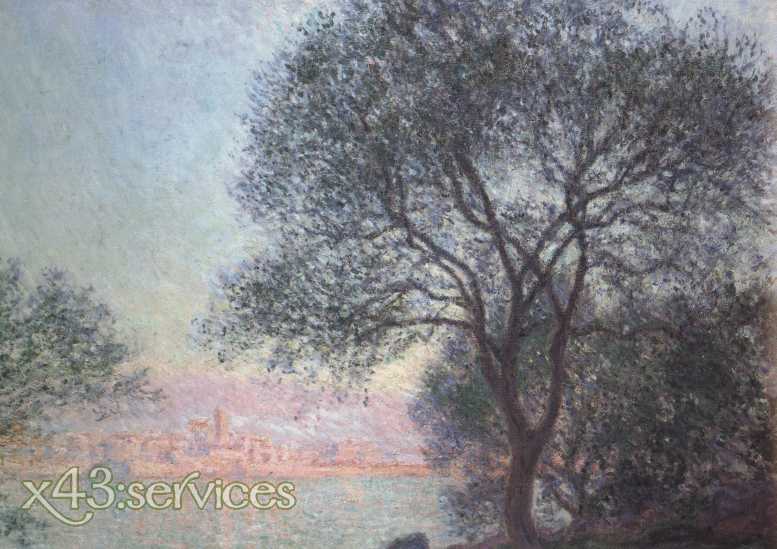 Claude Monet - Antibes - gesehen von La Salis - zum Schließen ins Bild klicken